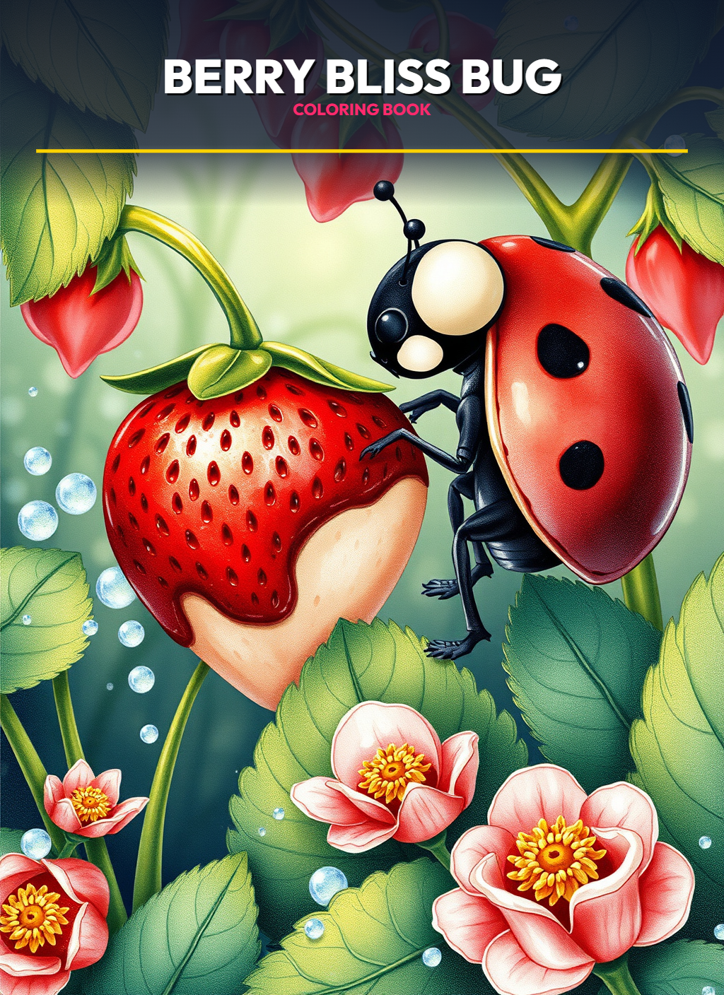 Tiny Food Friends – Berry Bliss Bug Coloring Pages