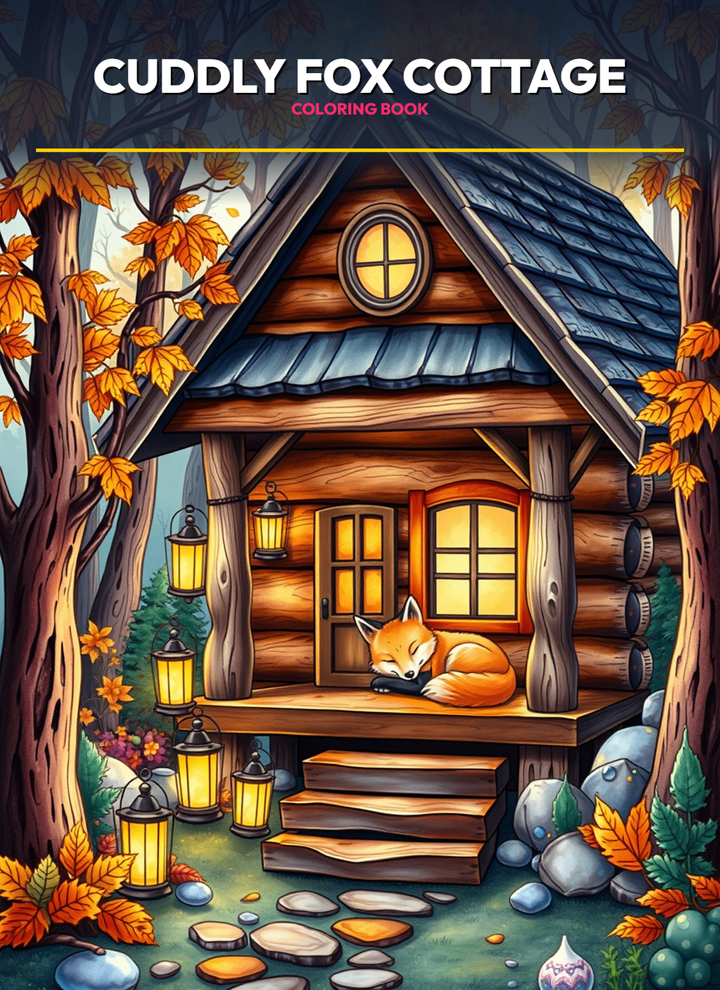 Cuddly Fox Cottage Coloring Pages