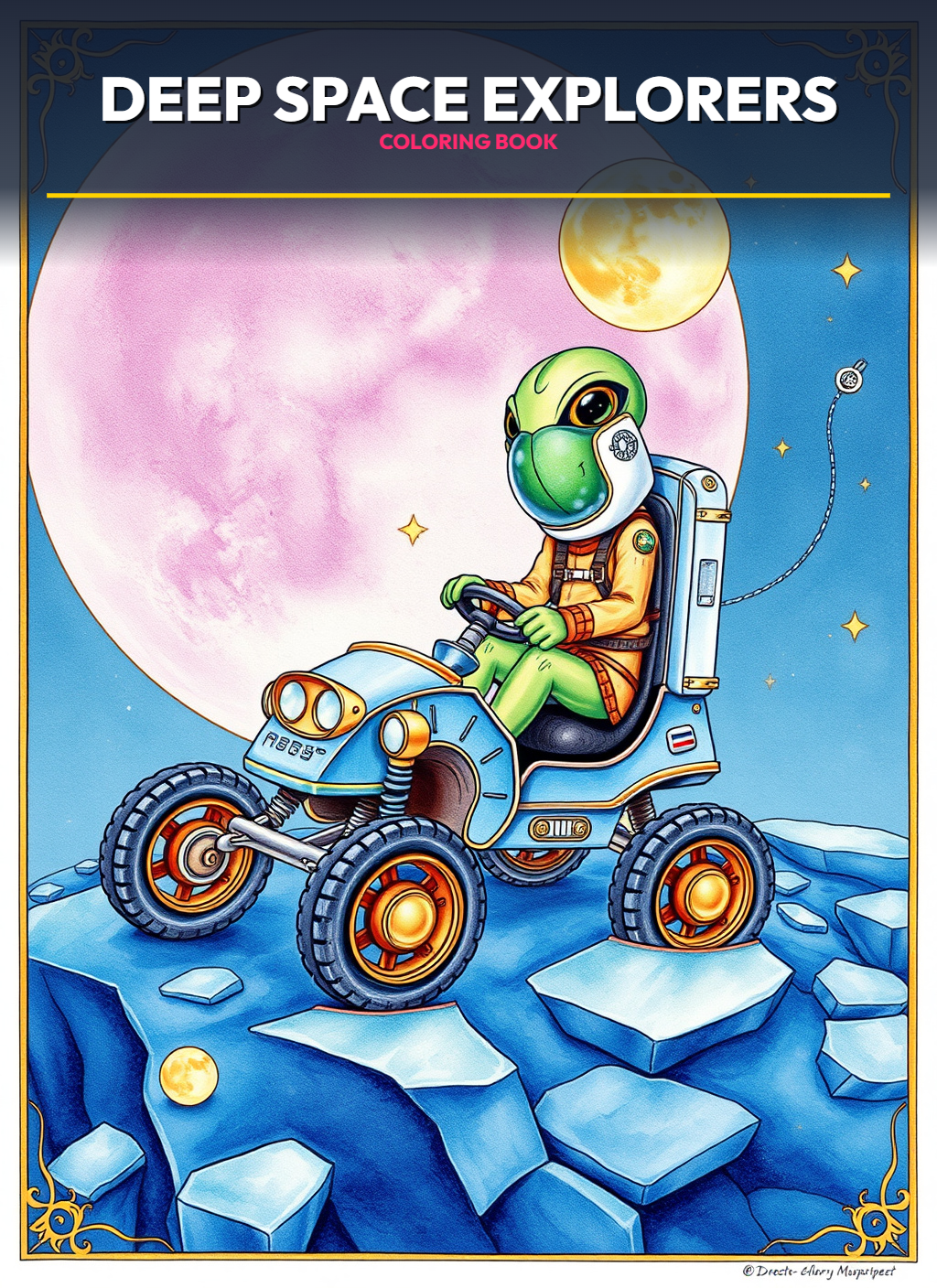 Space Adventures: Deep Space Explorers Coloring Pages