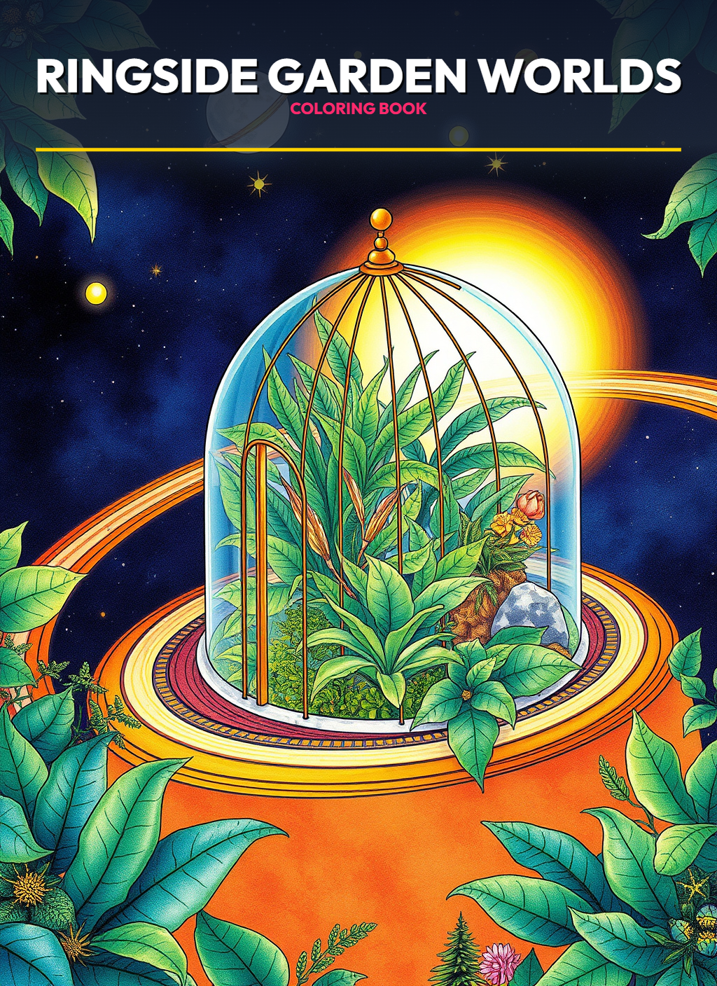 Space Adventures: Ringside Garden Worlds Coloring Pages
