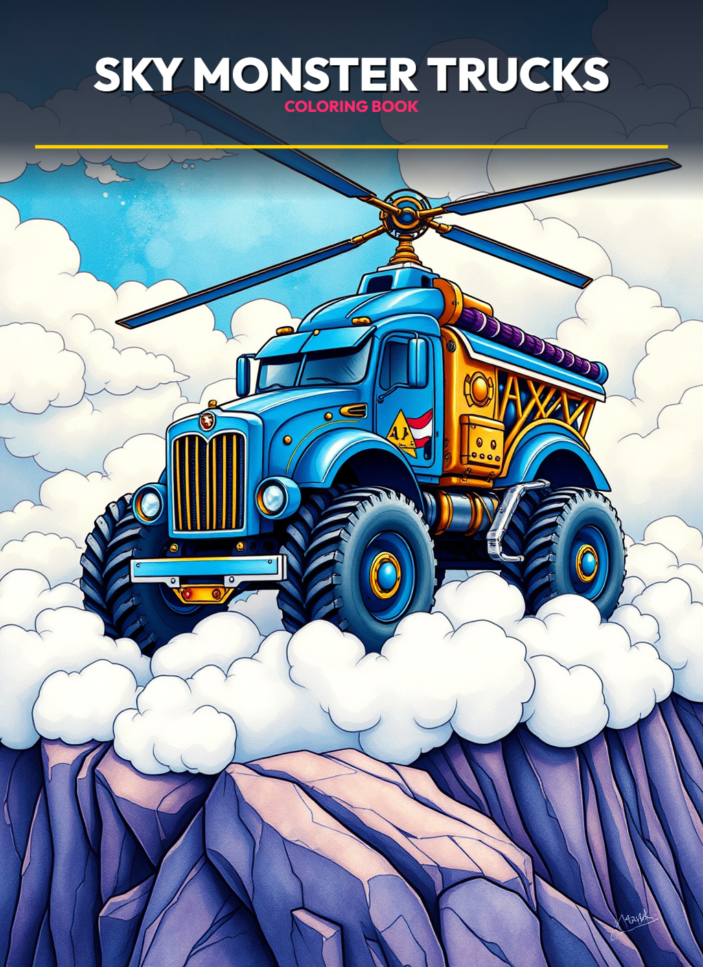 Monster Trucks – Sky Soarer Trucks Coloring Pages