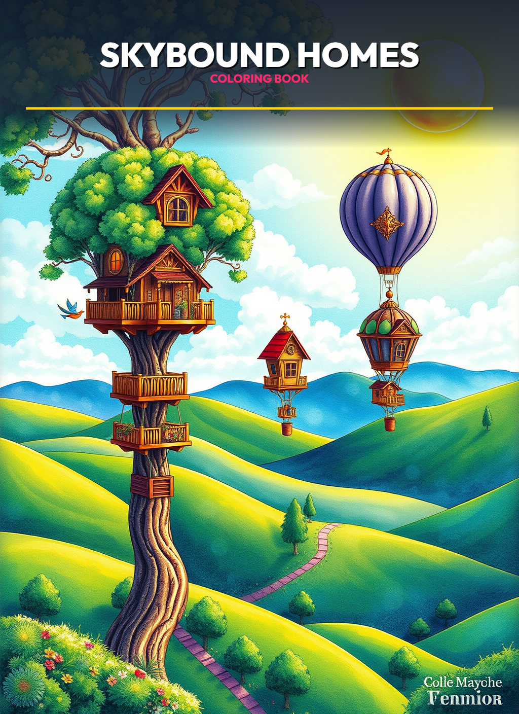 Skybound Homes Coloring Pages